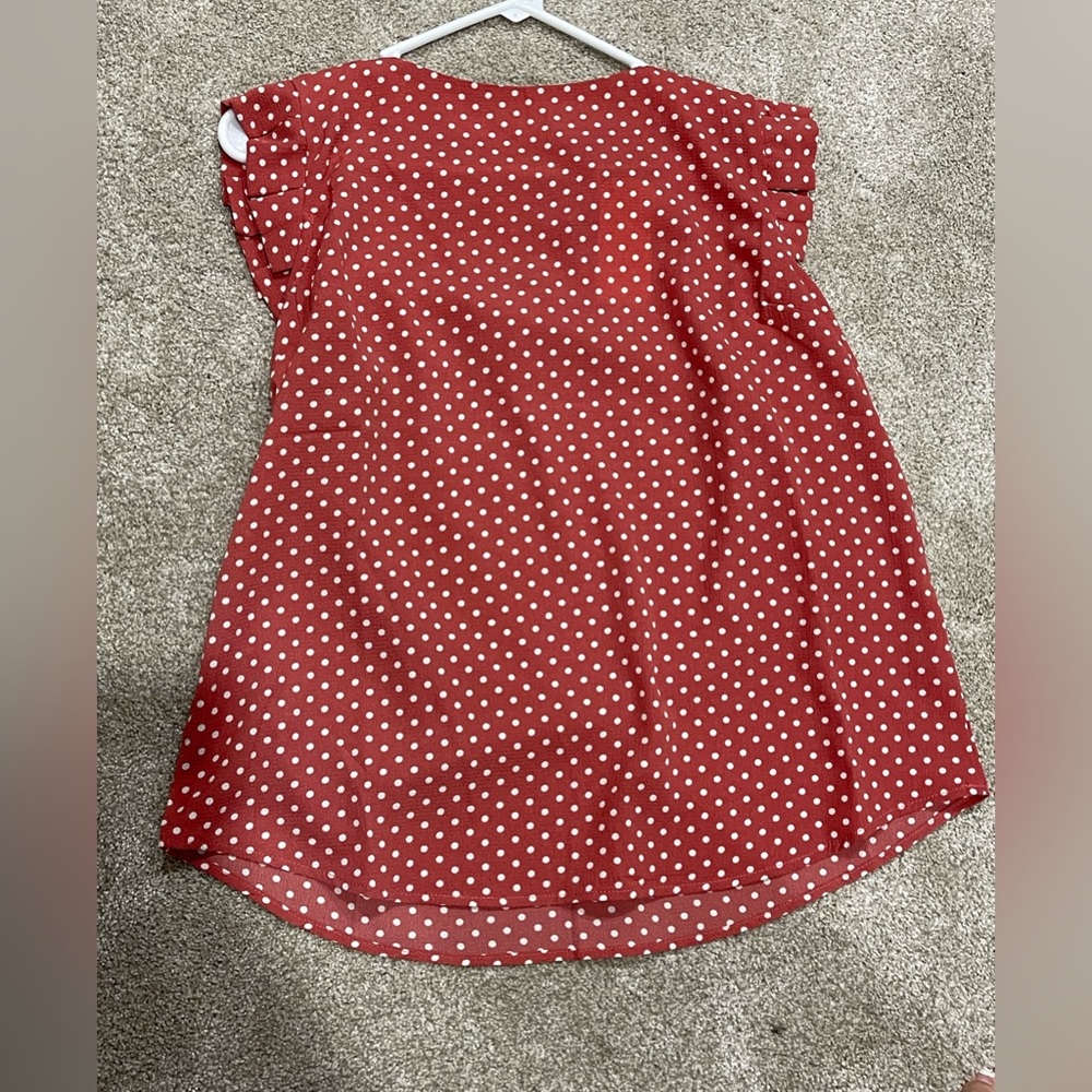 Polka dot blouse